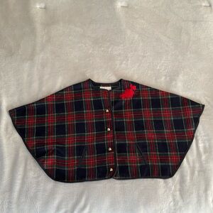 Janie and Jack sweater cape poncho size 5-6